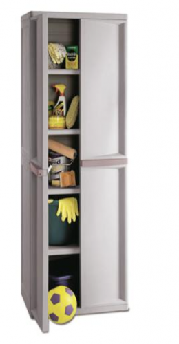 Sterilite 4 Shelf Utility Cabinet With Putty Handles 57 43 Was