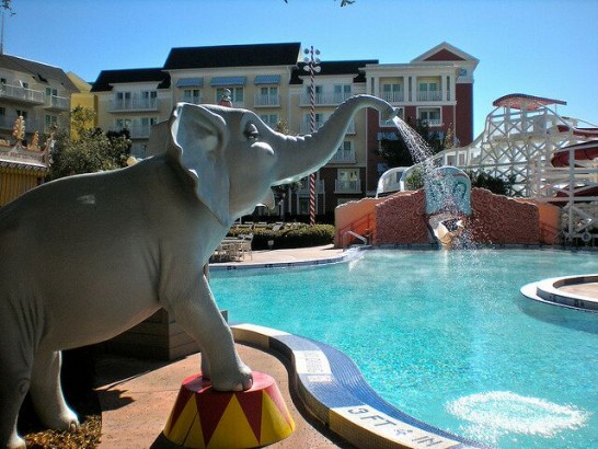 Image result for disney world resort Luna Park Pool