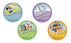 Walt Disney World  /"I/'m Celebrating pin/"  3/"        2 pins