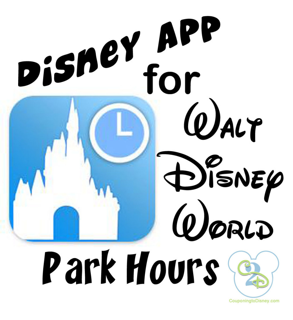 Disney World Training The Walt Disney Park Hours App
