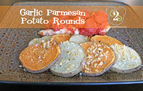 Garlic Parmesan Potato Rounds