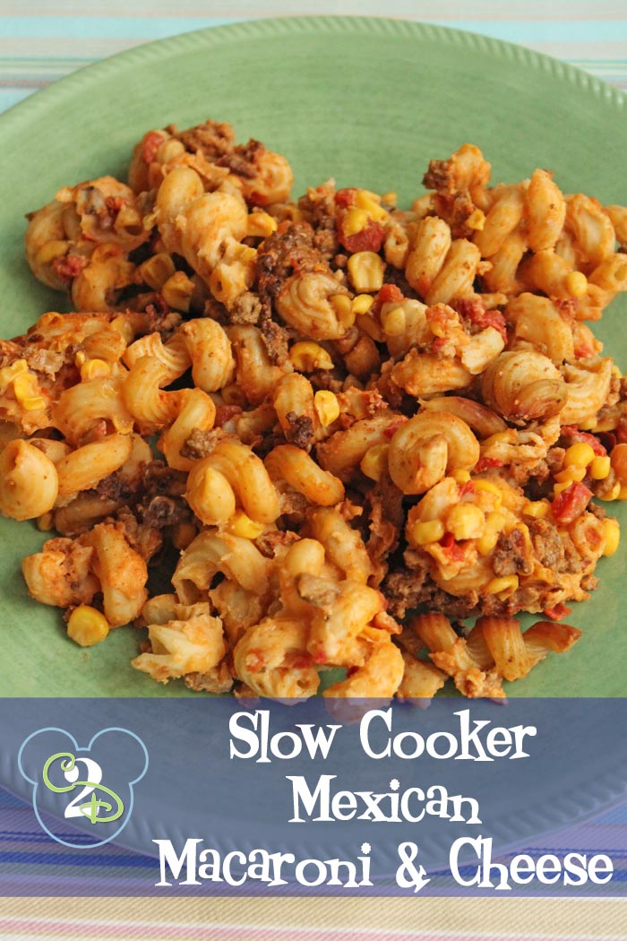 Slow Cooker Mexican Macaroni & Cheese