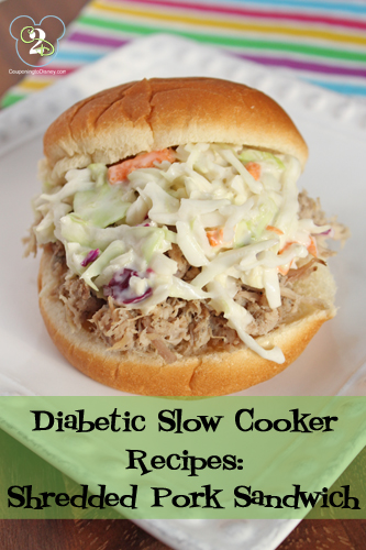 Diabetic Slow Cooker Recipes Shredded Pork Sandwich