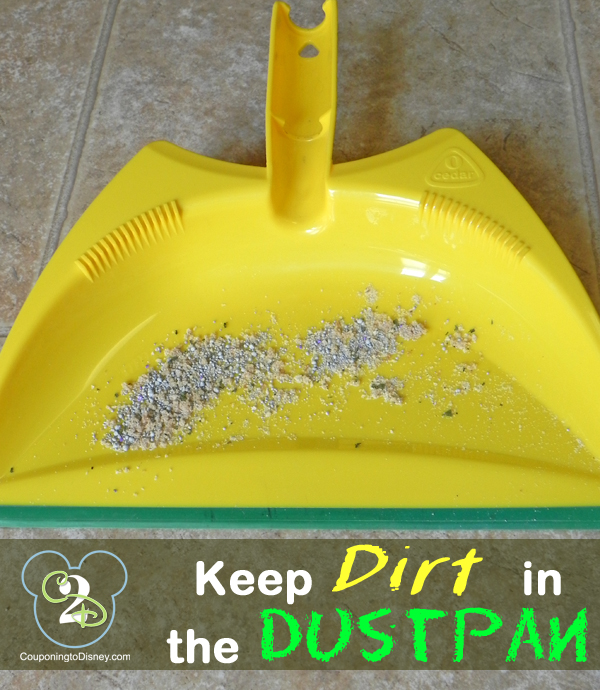Keep Dirt in the Dustpan