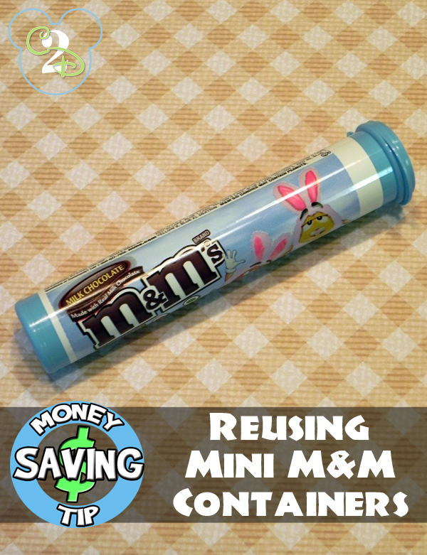 Reusing Mini M&M Containers