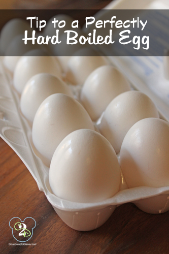 Tip for a Perfectly Hard Boiled Egg