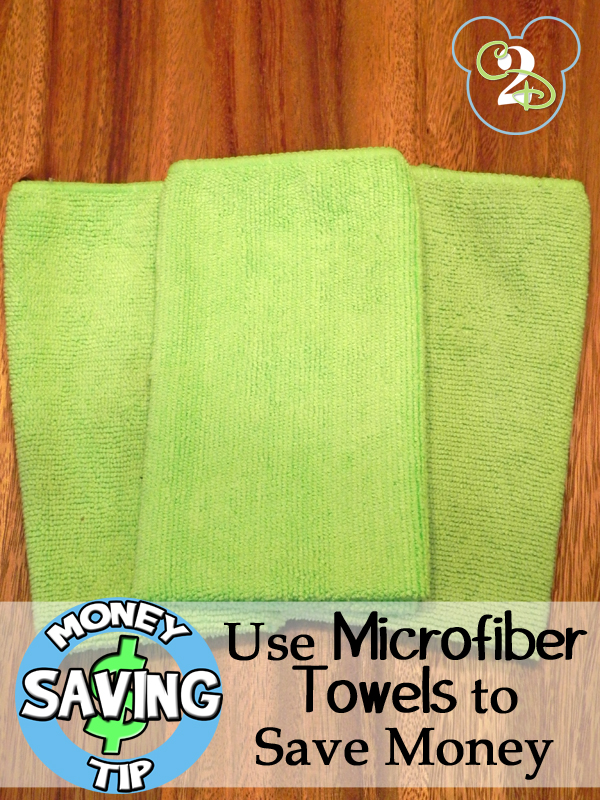 Use Microfiber Towels to Save Money