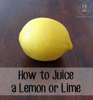 How to Juice a Lemon