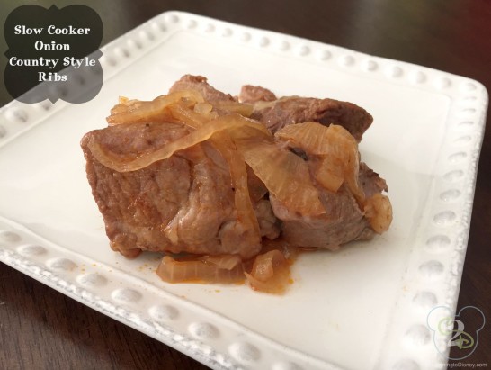 Slow Cooker Onion Country Style Ribs