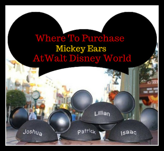 Where To Purchase Mickey Ears At Walt Disney World(1)