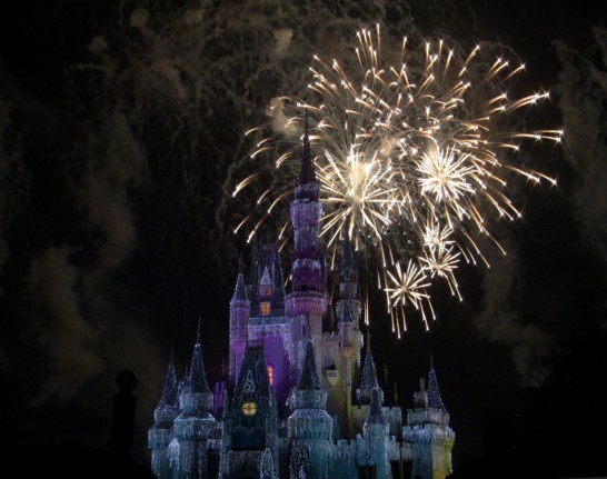 Cinderella's Castle at Christmas
