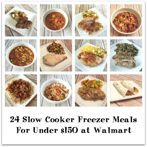24 Slow Cooker Freezer Meals For Under $150 at Walmart