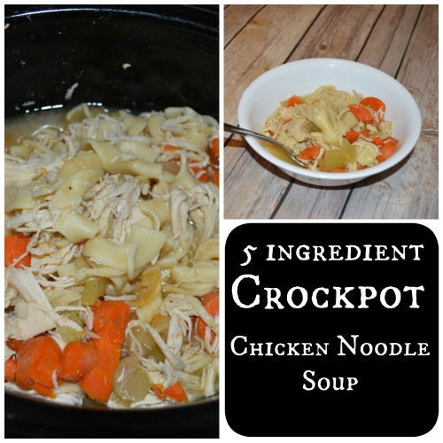Crockpot chicken noodle soup-3