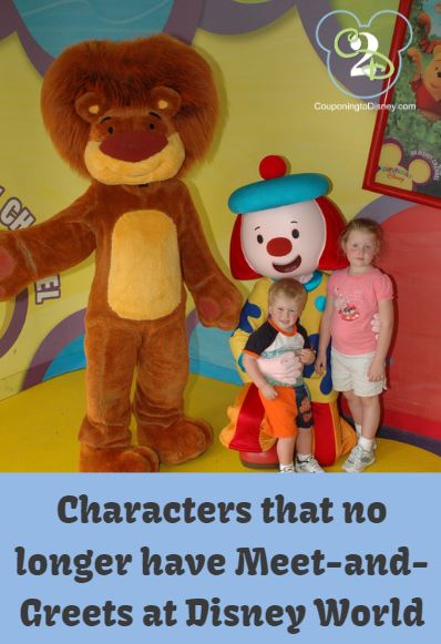 Characters That No Longer Meet At Disney World