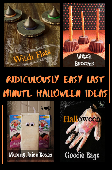 Ridiculously Easy Last Minute Halloween Ideas