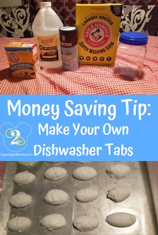 Make Your Own Dishwasher Tabs to save money! It's really easy!
