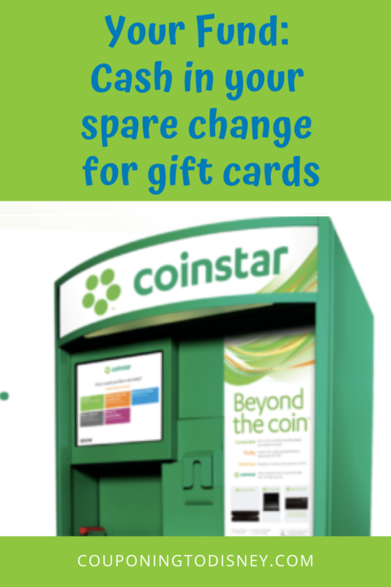 Your Fund Cash In Your Spare Change For Gift Cards