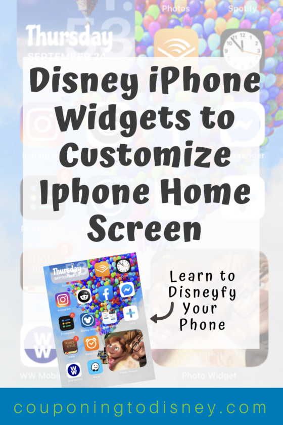 Disney iPhone Widgets to Customize Iphone Home Screen