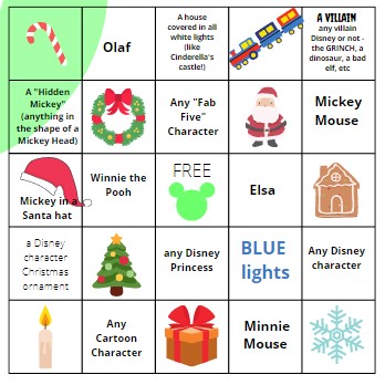 Free Printable Disney Bingo Cards